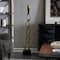 51" Aluminum Tall Linked Floor Abstract Sculpture with Black Base